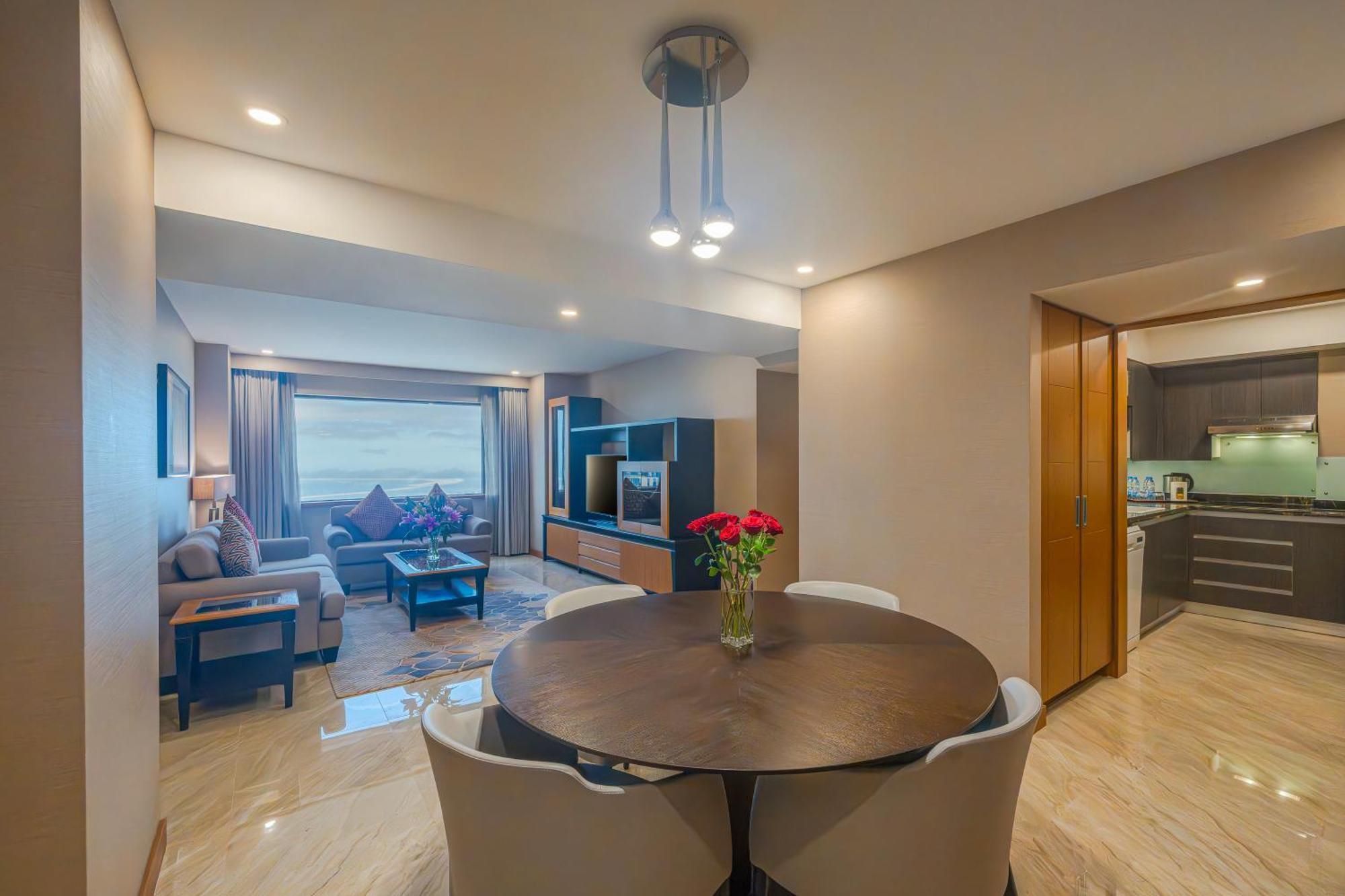 Two Bedroom Family Apartment Kitchen on Spa treatments