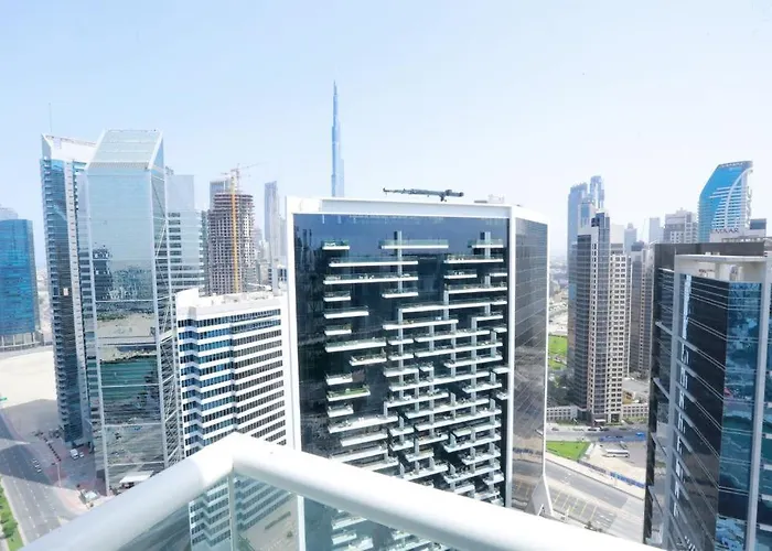 Dubai Spa HotelsDamac Maison Prive Deluxe Studio With Burj-Khalifa View