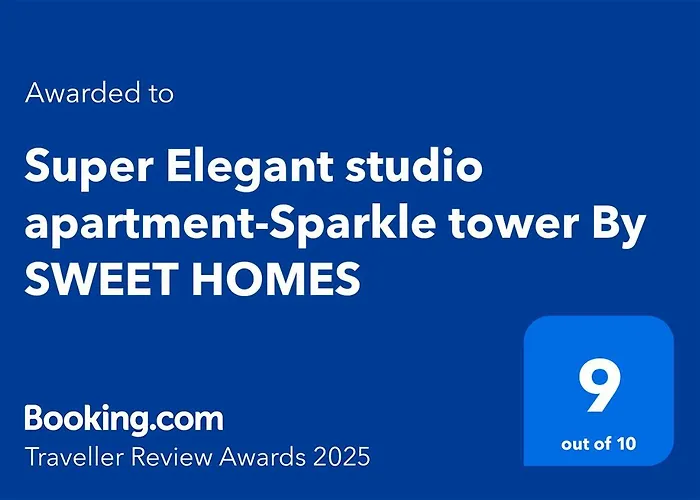 Super Elegant Studio Apartment-Sparkle Tower By Sweet Homes Dubai